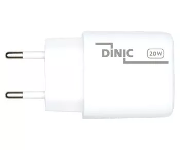 USB C+A laturi/virtalähde 20W, Power Delivery + QC 3.0, valkoinen